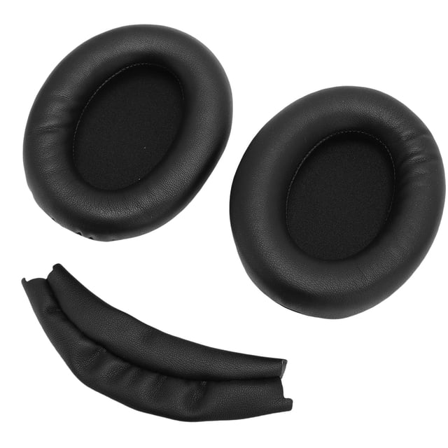 Kit De Almohadillas Para La Diadema De Los Auriculares WH-1000XM3, Almohadillas Para Auriculares Supraaurales Con Almohadilla De Cuero Proteico Suave Y Espuma Viscoelástica De