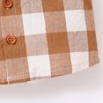 thumbnail image 5 of LYMAYTER Kids Boys Cotton Shirt Summer Plaid Short Sleeve T-Shirt Toddler Casual Button Shirt for 1-5T, 5 of 9