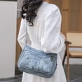 thumbnail image 3 of geerera Multi Functional Large Capacity Shoulder Bag, Fashionable Washed Leather Bag, Soft PU Leather Multi-Pocket Tote Bag, 3 of 6