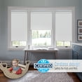 thumbnail image 6 of Keego No Tools No Drill Cordless Roller Blinds 100% Blackout Thermal Insulated Reduce Noise Privacy Shades Roller Shades Blinds for Windows (White, 49"W x 72"H), 6 of 8
