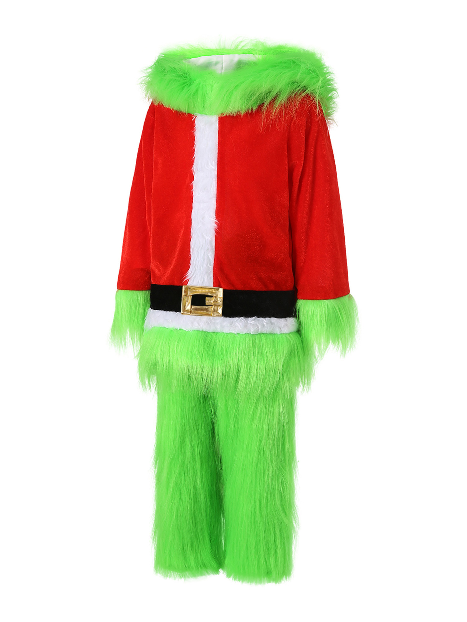 Costume De Noël Grinch Pour Bébé - Veste En Fourrure Verte Et Pantalon - Taille 6 Mois à 5 Ans - Pour Photos Et Fêtes