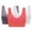 Pink, variant on Tao Bras For Women Smoothing Wire-Free Gathered Comfort Bra Full Coverage Posture Correcting Plus Size Minimizer Bralette 3-PackWhiteS