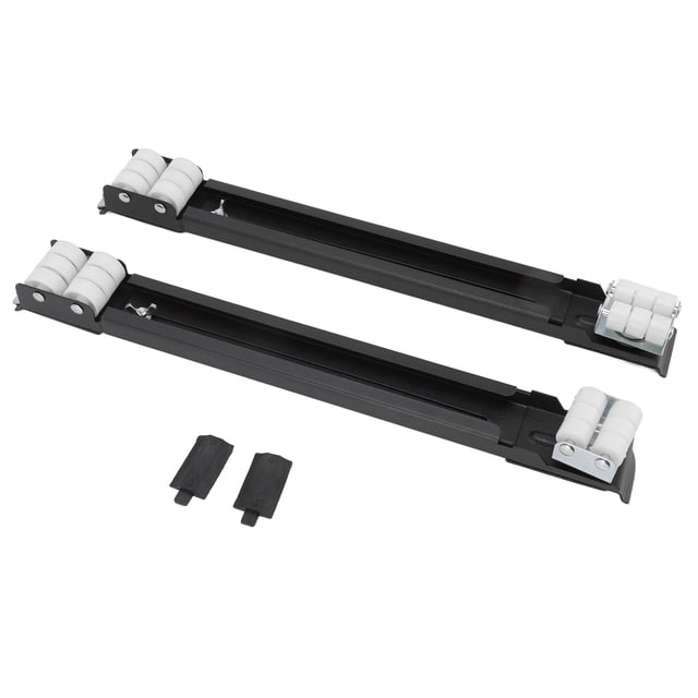 (Ensemble de 2) Rouleaux d'Appareils Extensibles Robustes, Base Mobile Universelle Supportant 300KG avec 24 Roues à Double Rangée, Chariot Roulant Réglable de 17,7 Pouces-27,6 Pouces pour Réfrigérateurs, Machines à Laver