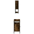 thumbnail image 5 of vidaXL Bathroom Furniture Set Storage Vanity Unit 2 Piece Engineered Wood, 5 of 19