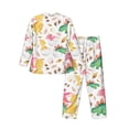 thumbnail image 2 of Bingfone Men'S Pajama Set 2 Piece Loungewear Pjs, Long Sleeve With Pajama Pants-Cute Baby Dinosaurs, 2 of 9