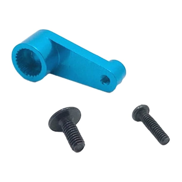Brazo de bocina servo Tholdsy de aleación de aluminio para 1/14 Wltoys 144001 Azul