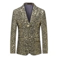 thumbnail image 4 of Traje informal ajustado de estilo coreano para hombre, personalidad escénica, presentador de espectáculos, chaqueta de traje de color sólido con lentejuelas para hombre, 4 of 4