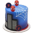 thumbnail image 3 of Anillos DecoPac Marvel's Spider-Man con forma de araña y máscara de Cake Toppers, paquete de 24, 3 of 6