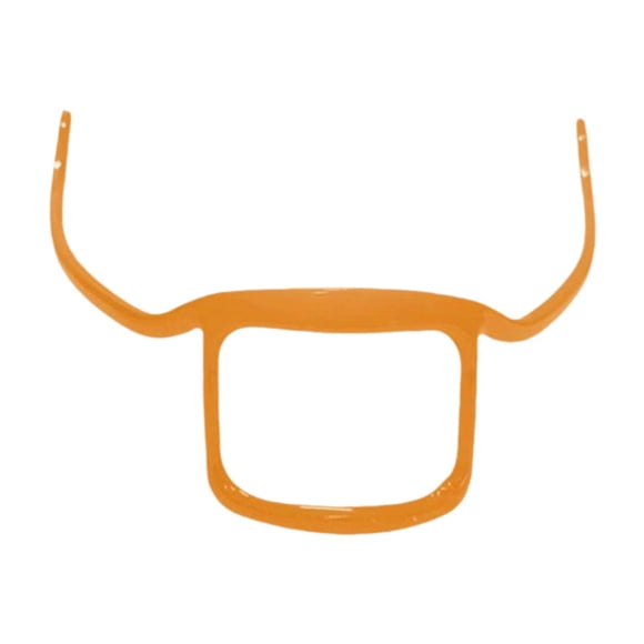 Herramienta para Dar Forma a La Barba, Recortadora de Perilla para Hombres, Compacta, Ligera Y Resistente, Guía para El Peinado de La Barba, Plantilla Naranja