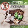 thumbnail image 4 of Soft Inflatable Recovery Cone Collar for Dogs - Watermelon Donut Cone Alternative - Ideal After Surgery - Suitable for Small, Medium, and Large Dogs and Cats, 4 of 4