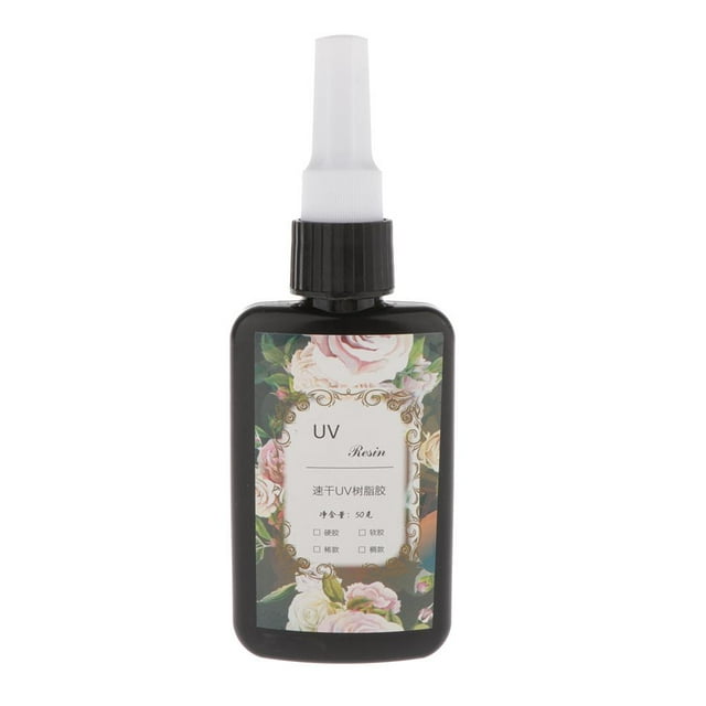 yuksok Bouteille de Résine par Terre Light Résine 60g Colle DIY pour Bijoux DIY 10G-100G 50G