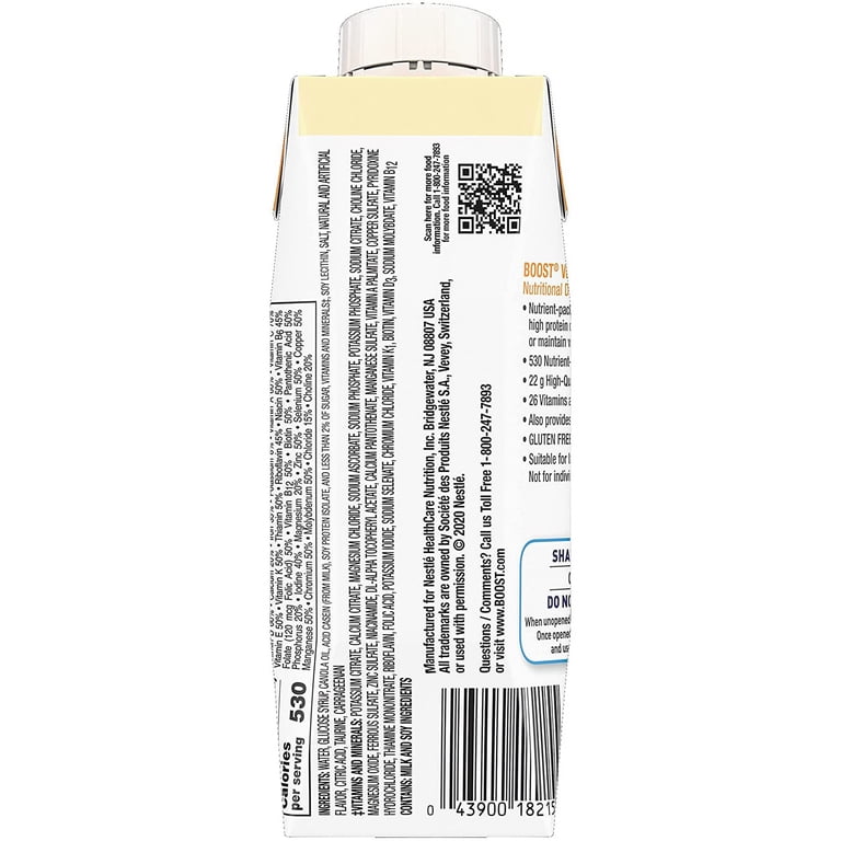boost box nutrition ltd Original Rich Nutritional Drink (8 fl oz) (chocolate) quality protein to help maintain muscle Amazon.com: Boost Plus Complete Nutritional