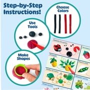 Hello Hobby Non-Drying Modeling Clay Kit - Arts and Crafts Kit for Kids with 70 Pieces and Guided Activities
