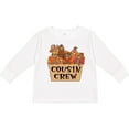 thumbnail image 3 of Inktastic Cousin Crew Cute Turkey Family Boys or Girls Long Sleeve Toddler T-Shirt, 3 of 5
