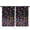 Black Butterfly Colorful, variant on Blackout Kids Curtains,Blue White Butterfly Pattern Childrens Insulated Curtains Set Of 2,Bedroom Essentials,Toddler Room Decor 42"x54"