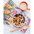 thumbnail image 3 of Easter Eggs Kitchen Dish Towels for Drying Dishes Set of 4, Purple Tulip Flower Spring Bunny Butterfly Floral Waffle Weave Microfiber Hand Tea Bathroom Towels Quick Dry & Absorbent Towel 12x12, 3 of 7