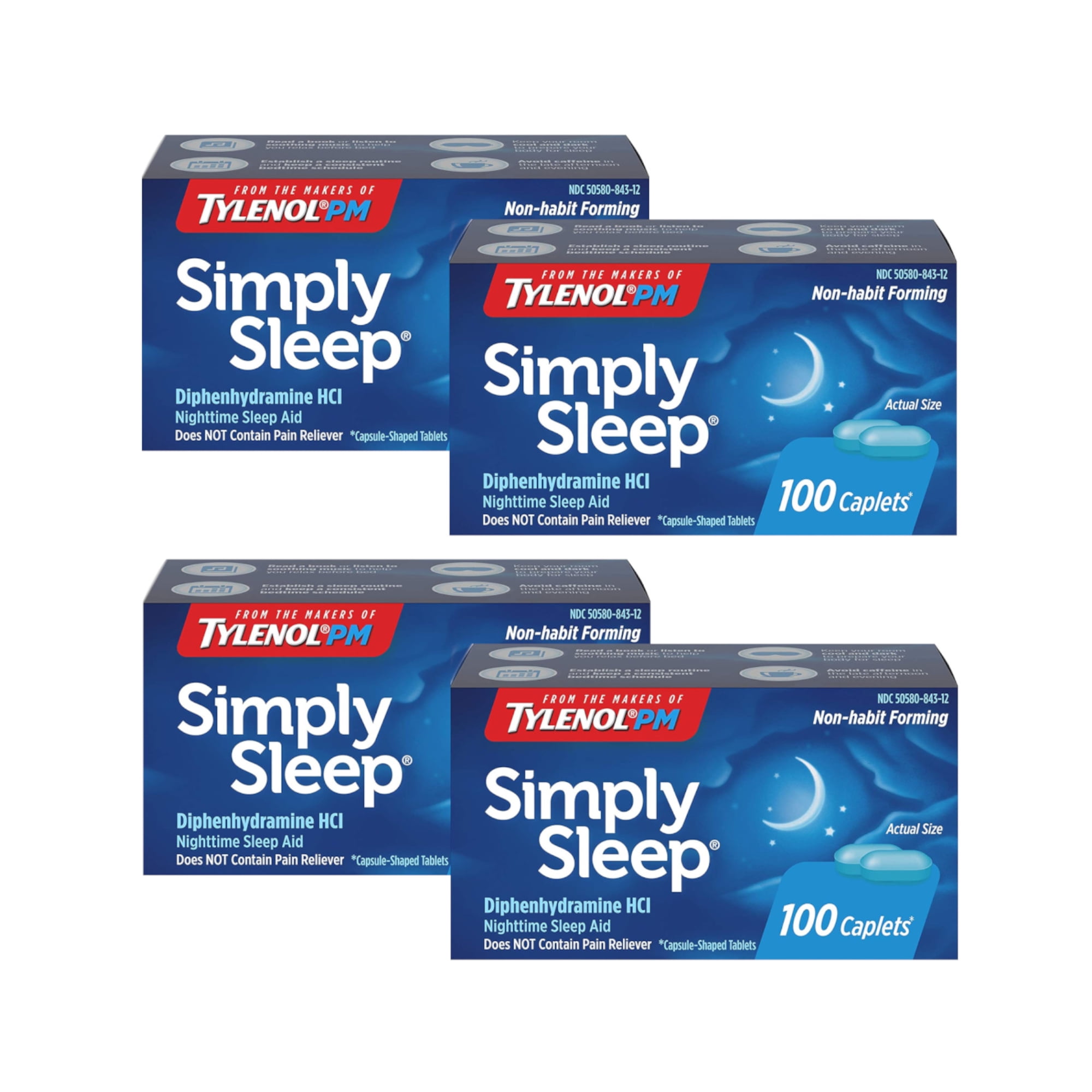 SIMPLY SLEEP CAPLETS 100