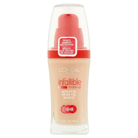 spf oreal fail creamy infallible liquid makeup paris never natural