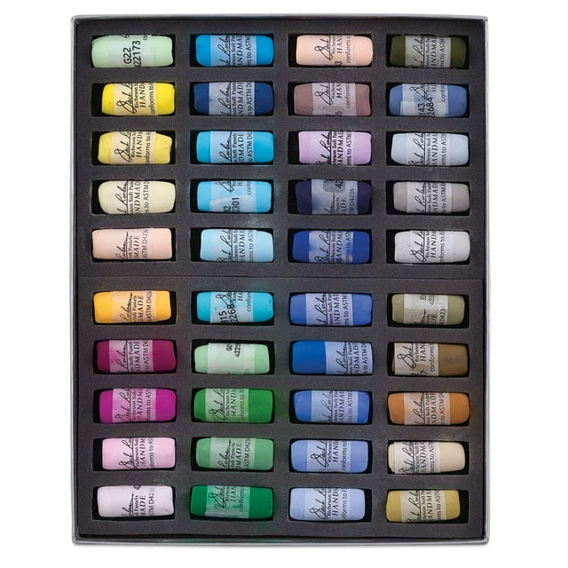 Set de colores pastel suaves Jack Richeson 422926 con paisaje enrollado a mano