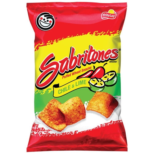 Sabritones Chile & Lime Puffed Wheat Snacks, 5 oz
