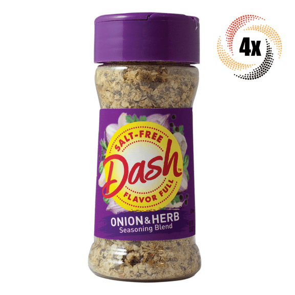 4x Shakers Mrs Dash Flavor Full Salt Free Onion & Herb Seasoning Blend 2.5oz