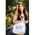thumbnail image 2 of Toledo, Ohio, Established Date (Blue) (100% Cotton Canvas Reusable Tote Bag), 2 of 3