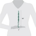 thumbnail image 4 of Mainstays Paraffin Wax 10" Twist Taper Candle, Unscented, Green, 4 of 6