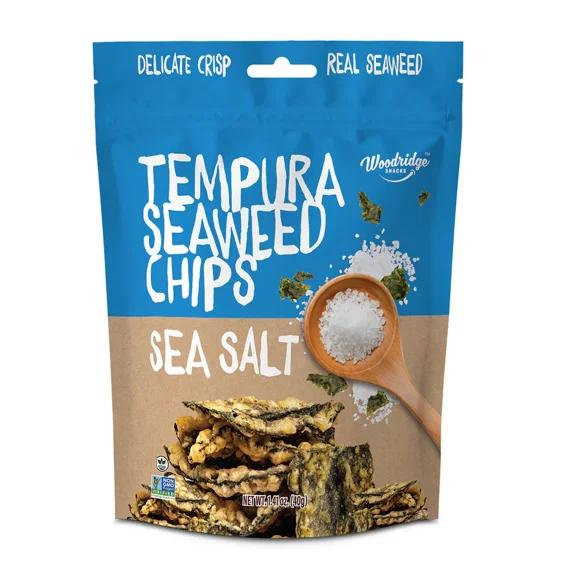 Woodridge Chip Tempura Seaweed Salt 1.41 oz (Pack of 12)