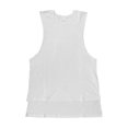 thumbnail image 2 of Sngxgn Men's Tank Tops Gym Workout Shirt Sleeveless Fitness Bodybuilding Tank Shirts(White,XL), 2 of 7