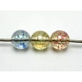 thumbnail image 3 of U8MO 30 Mixed Transparent Color Glitter Acrylic Smooth Round Beads 14mm Kids Crafts, 3 of 6
