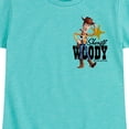 thumbnail image 3 of Toy Story - Sheriff Woody Badge - Toddler And Youth Girls Short Sleeve Graphic T-Shirt, 3 of 5
