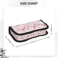 thumbnail image 3 of Fotbe Flower Leaves Pattern Pencil Case,Canvas Pen Case, Multi- Slot Pencil Pouch, Portable Pencil Bag, Pen Case for& Office, Makeup Bag ,Zipper Pouch, 3 of 6