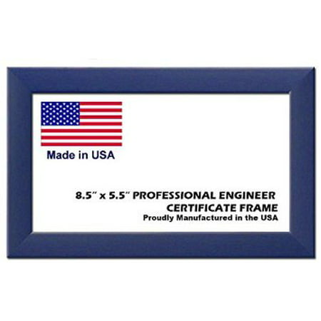 Professional Engineer License Certificate Wood Frame - 8.5 ...