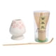 thumbnail image 5 of Juego completo de batidor de té matcha tradicional, soporte de cerámica para batidor, cuchara de bambú para té Una flor, 5 of 9
