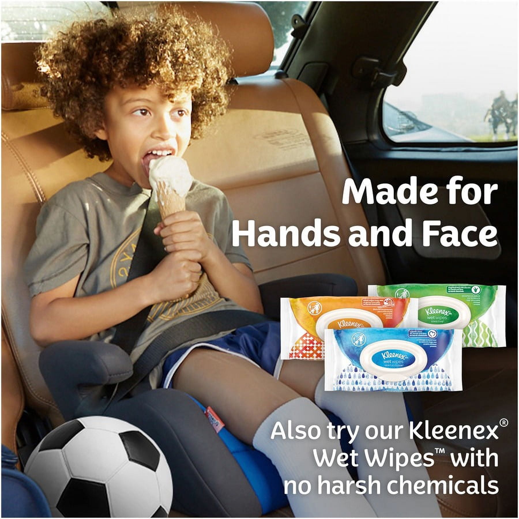 Kleenex Trusted Care Tissues - 2 Ply - 8.20" X 8.40" - White - Soft, Strong, Absorbent, Durable, Pre-moistened - For Home, Office, School - 70 Per Box - 12 / Carton