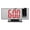 Black with Red Display, variant on LED Mirror Screen Projection Digital Alarm Clock Desktop Calendar Bedside HD Display Snooze Clock 7.3 inches / 18.5 cm