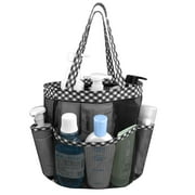 Livhil Mesh Shower Caddy Basket for College Dorm Room Essentials with 8 Storage Pockets, Hanging Portable Shower Tote Bag for Bathroom