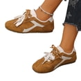thumbnail image 5 of Willtoo Womens Sneakers Casual Dual Lace‑Up Low‑Top Flat Trainers Lightweight Non‑Slip Fashion Walking Shoes for Daily Wear, 5 of 6