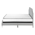 thumbnail image 5 of Bed - Queen Size - Bedroom - Upholstered - Gray Linen Look, 5 of 10