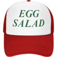 thumbnail image 1 of Egg Salad Trucker hat Funny Golf Humor Gift for Golf Lover Mesh Caps, 1 of 7