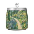 thumbnail image 7 of Yayeee Ashtray with Lid for Cigarette Smokeless Stainless Steel Home Ash Holder, Art Garden Scene, 7 of 7