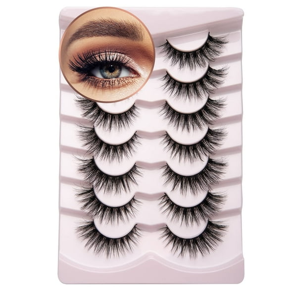 Pestañas postizas Onlyall Mink Natural Wispy 16 mm A04
