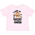 thumbnail image 3 of Inktastic Monkey I Love Hanging out with My Cousin Boys or Girls Baby T-Shirt, 3 of 5
