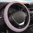 thumbnail image 3 of Lsque Strawberries Ultra Soft Car Steering Wheel Cover for Women, Standard 15 inch Size for Truck Van SUV Auto, 3 of 8