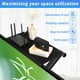 thumbnail image 4 of Estante superior ajustable para TV con plataforma de 13 pulgadas de ancho, soporte para estante superior de pantalla, soporte de montaje para Monitor en la parte superior del estante para TV, 4 of 5
