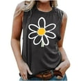 thumbnail image 1 of LSLJS Womens Blouse Sans Manches Imprimée Décontractée Mode Femme Col Rond Sexy Slim Pull Tops, Tank Tops, 1 of 4