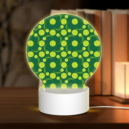 Naloa Tennis Balls Acrylic LED Night Light Custom LED Lights Personalized Nightlight Customized Gifts for Family Couples Friends Naloa Tennis Balls Acrylic LED Night Light Custom LED Lights Personalized Nightlight Customized Gifts for Family Couples Friends