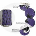 thumbnail image 6 of Halloween Crows Shower Curtain Set ，Waterproof Fabric Shower Curtains Retro Classic Watercolor Art Purple Texture Shower Curtains for Bathroom,Bathroom Decor 54x"78", 6 of 6