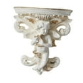 thumbnail image 2 of Estante flotante decorativo con escultura de ángel para pared, decoración del hogar, estatua de resina, organizador de figuras para florero, guardería Crema, 2 of 8
