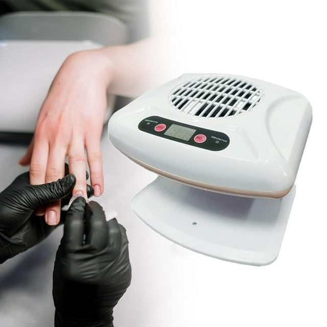 Air Nail Dryer Drying Machine Automatic Sensor Professional for Nail Primer White